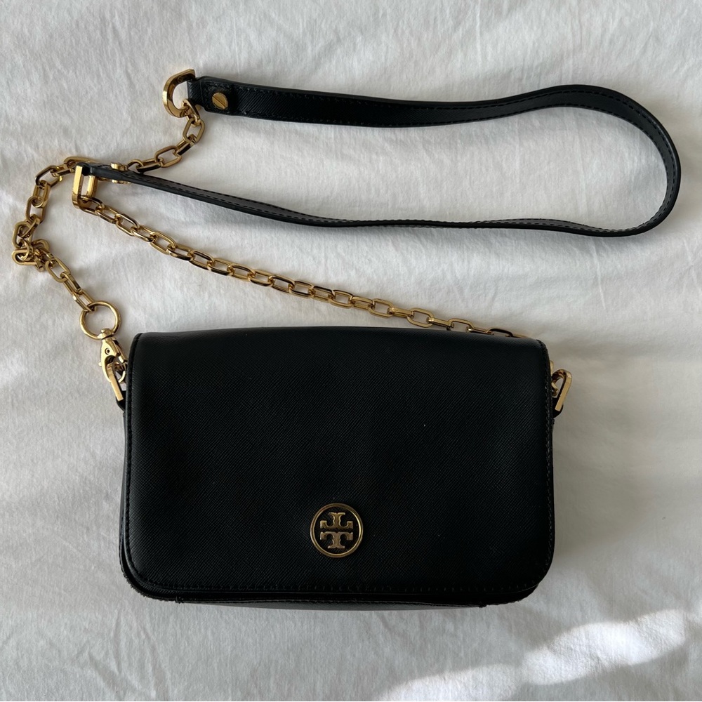 Tory Burch Robinson Crossbody Bag - Black